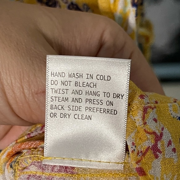 NEW NWT Rachel Roy Free People Bellini Patchwork Tank Open V Tie Accent XS - Picture 7 of 7